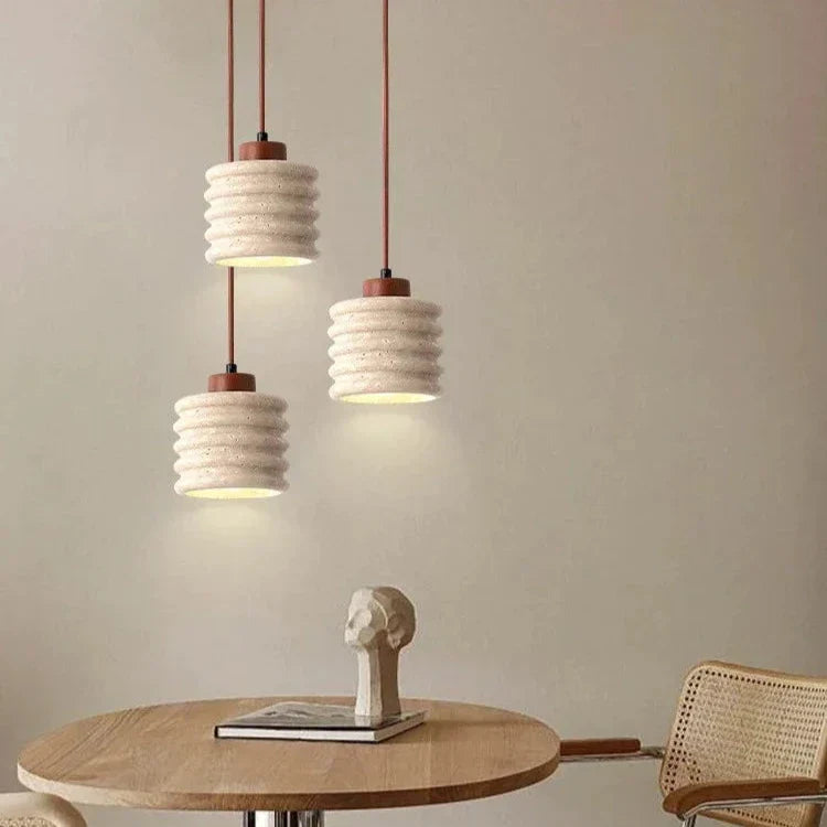 Travertine Yellow Cave Stone Chandelier