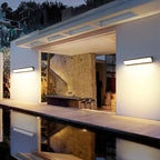 Sleek Outdoor Long Strip LED Wall Light