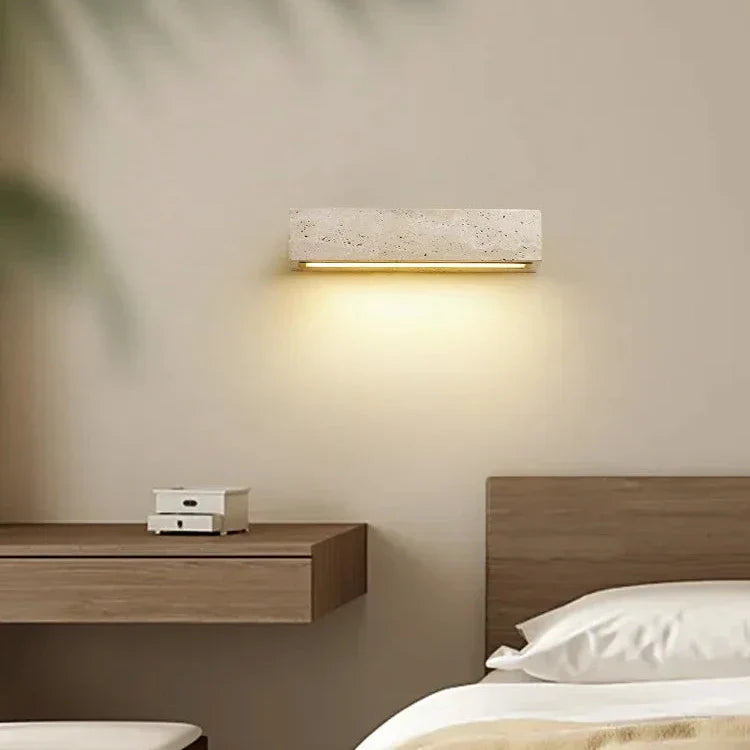 Travertine Outdoor Waterproof LED Wall Light