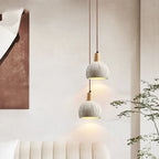 Round Cement Pendant Light