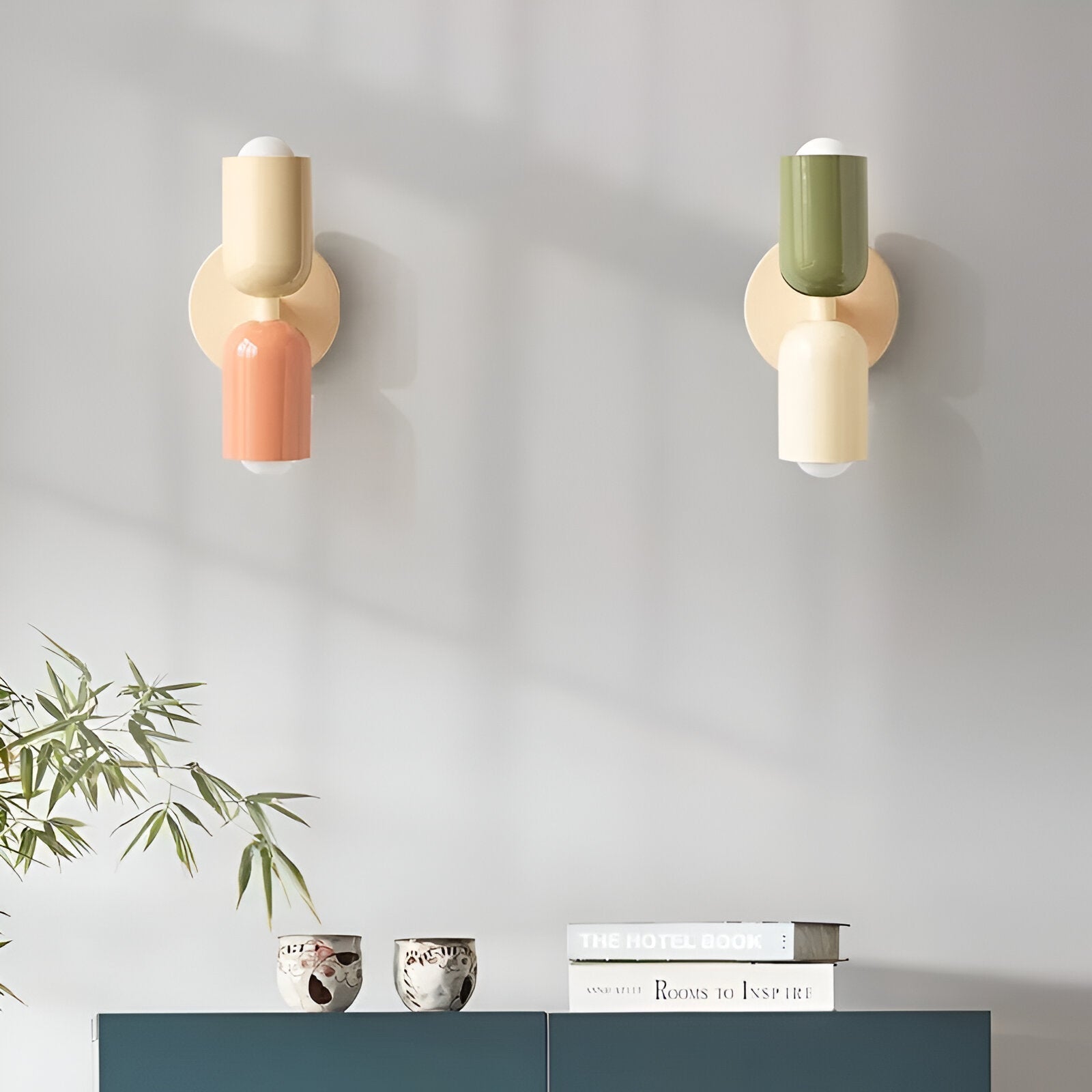 Nordic Colorful Double Head Iron Wall Light