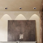 Tranquil Core Travertine Minimalist LED Spotlight