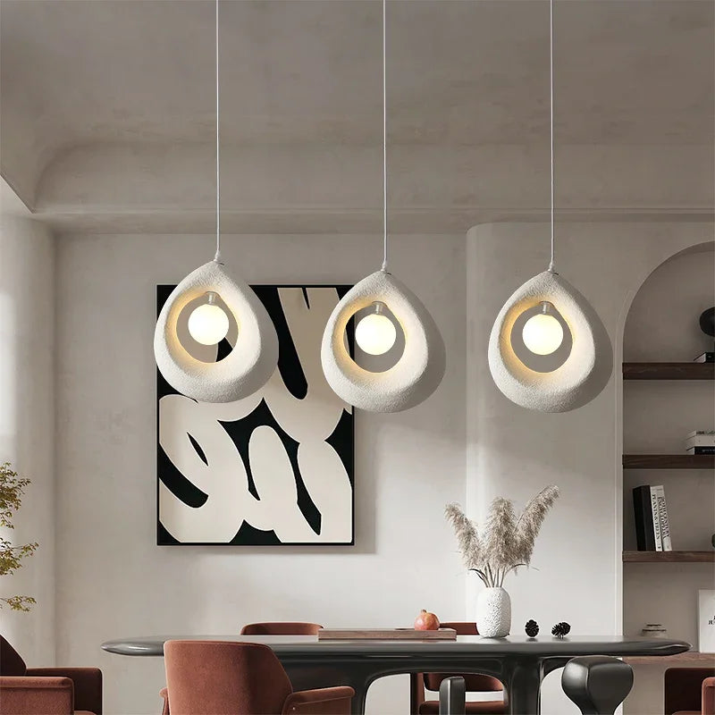 Hayami Wabi Sabi Resin Pendant Light