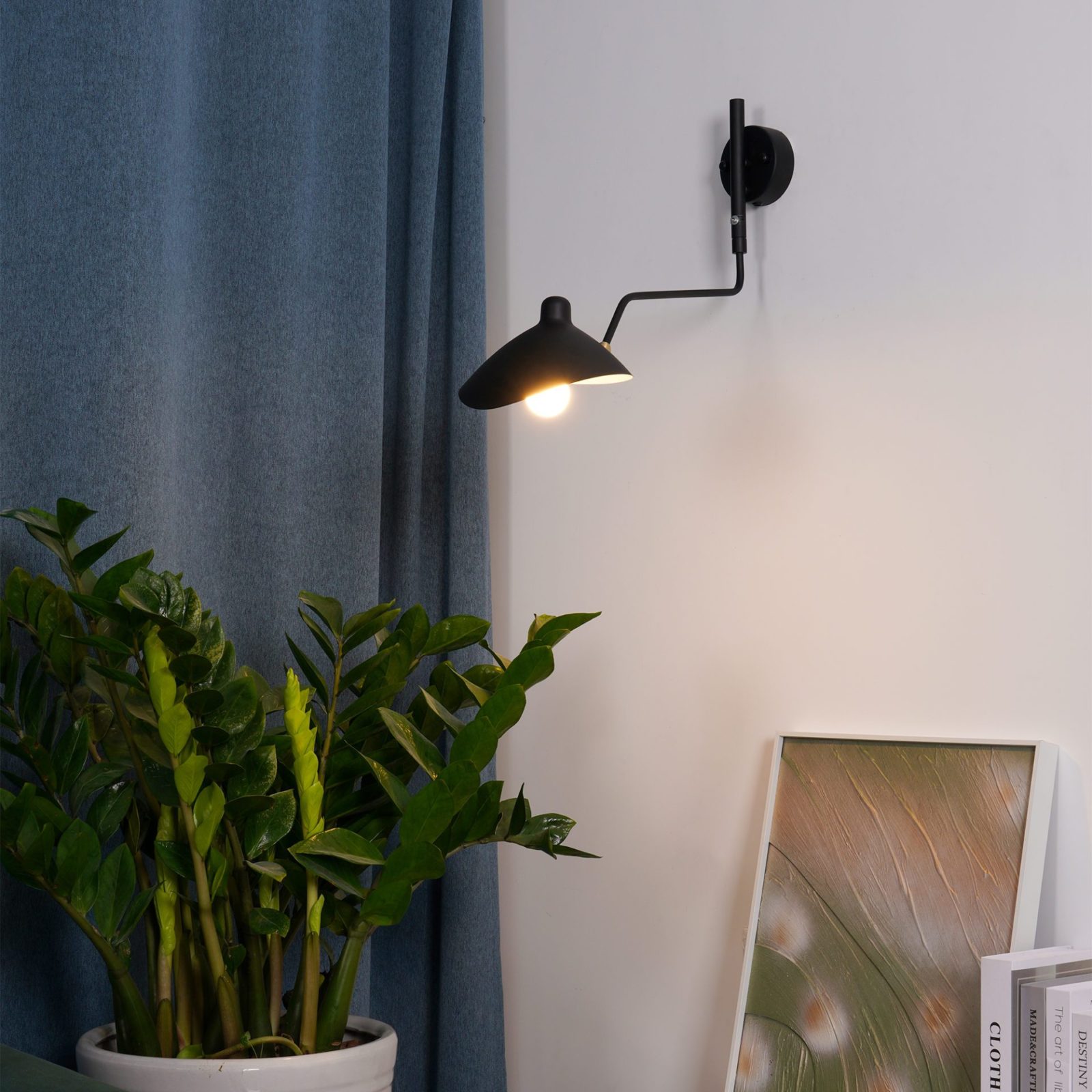 Duckbill Adjustable Bedside Arm Wall Light