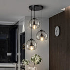 Nordic Minimalist Glass Stone LED Pendant Light