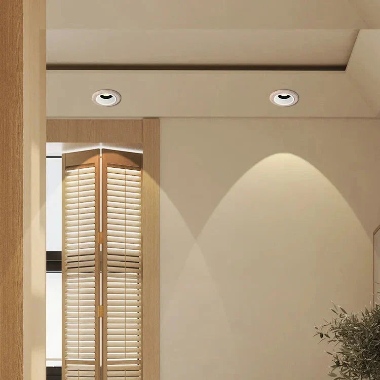 Tranquil Core Travertine Minimalist LED Spotlight