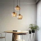 Nordic Style Wavy Glass Pendant Ceiling Light