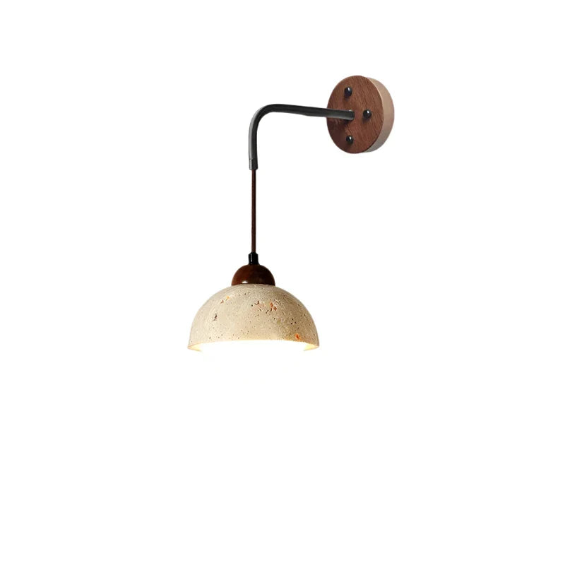 LED Hanging Travertine Nature Stone Wall Light