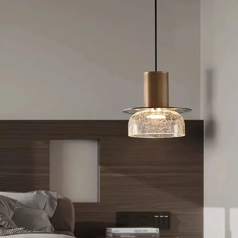 Retro Cracked Glass Pendant Light