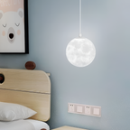 Lunar Glow Modern Glass Pendant Light