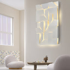 The Geometry of Silence Minimalist Aluminum Wall Light