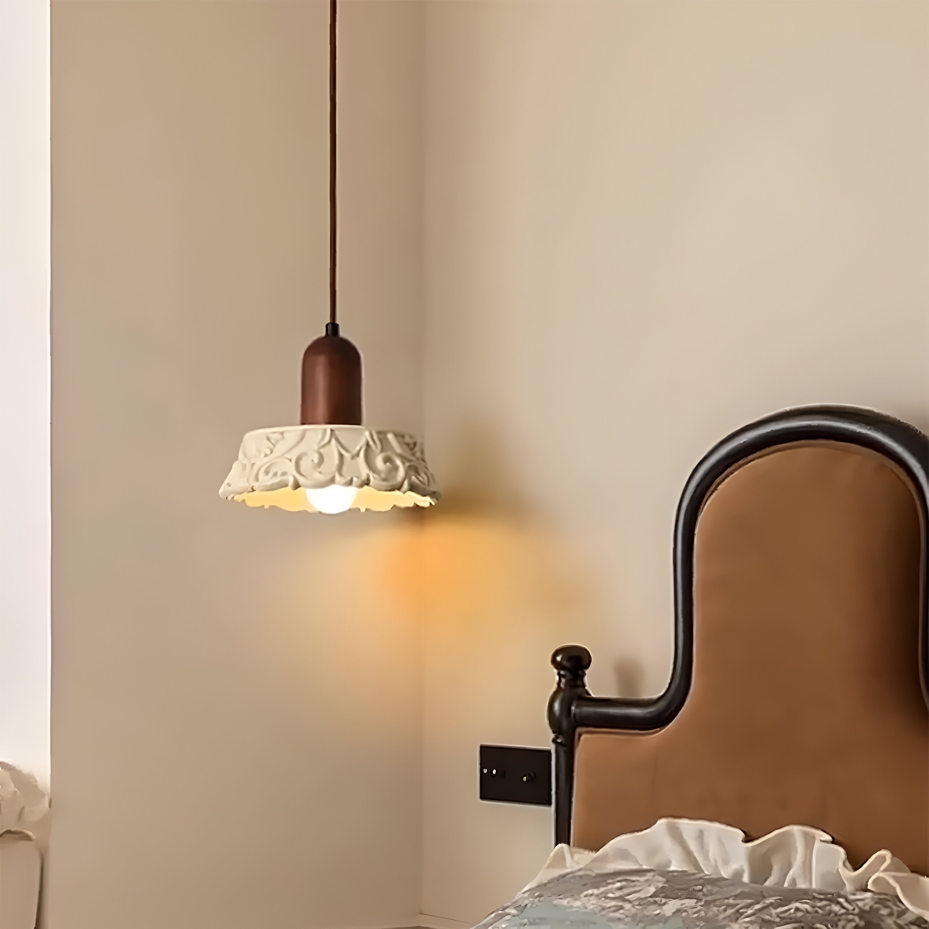 Modern Nordic Resin Dome Shana Pendant Light