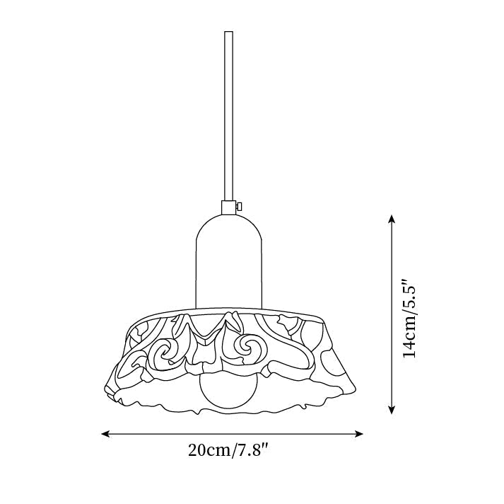 Modern Nordic Resin Dome Shana Pendant Light