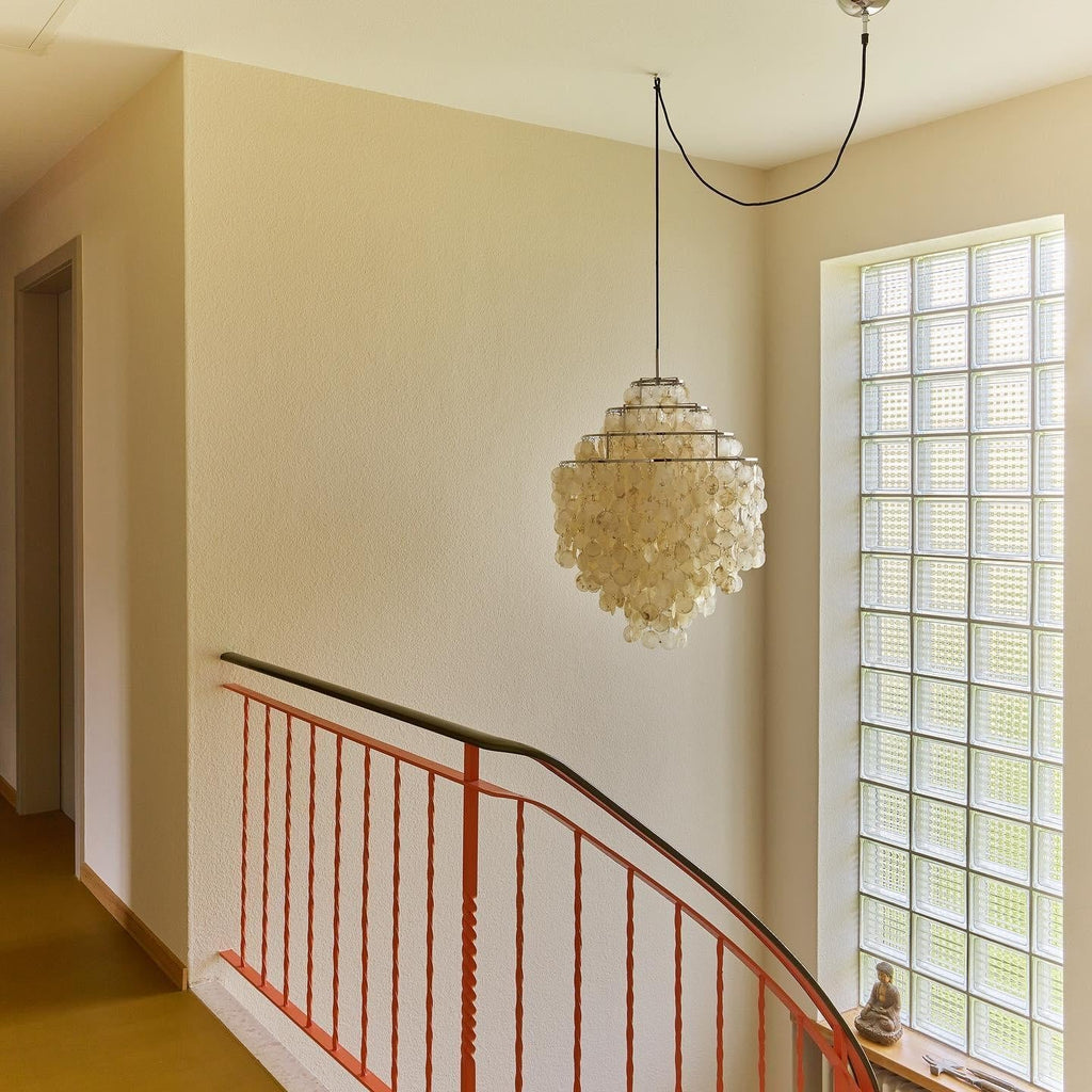 Maris Italian Vintage Natural Seashell Pendant Light