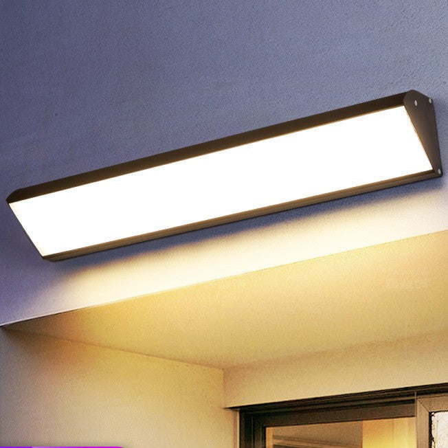 Sleek Outdoor Long Strip LED Wall Light