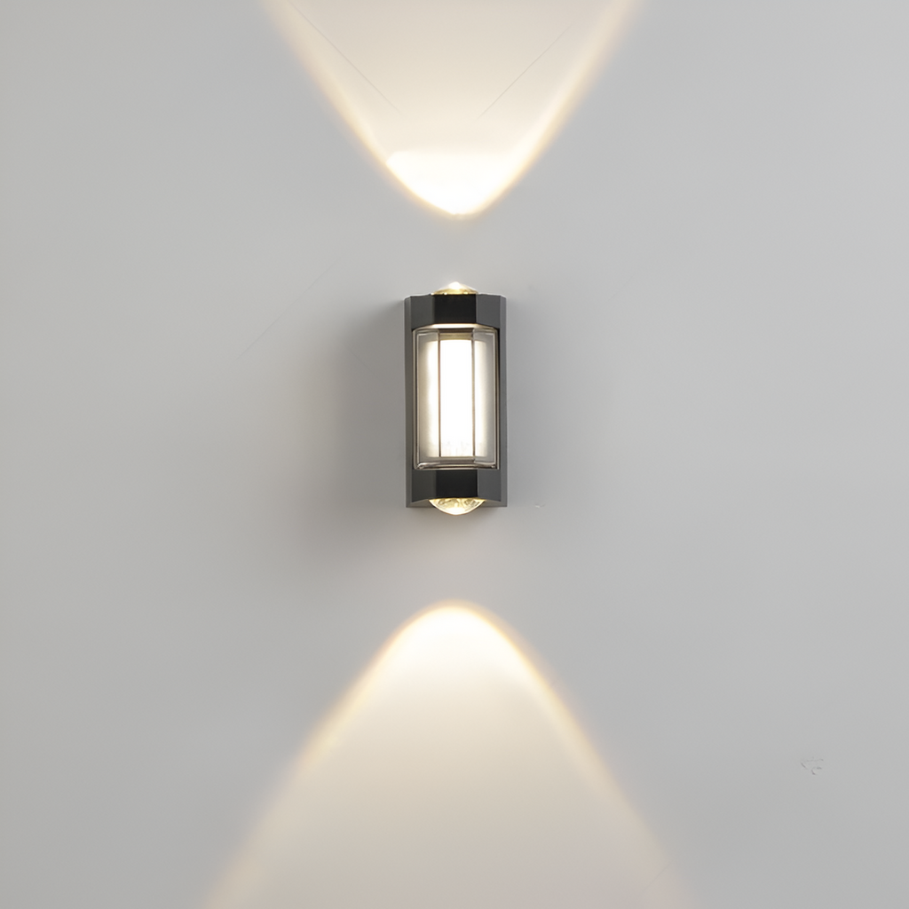 Nordic Up Down Acrylic Waterproof Minimalist Outdoor Wall Light