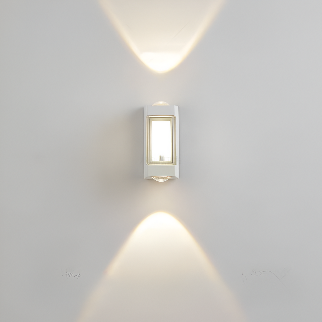 Nordic Up Down Acrylic Waterproof Minimalist Outdoor Wall Light