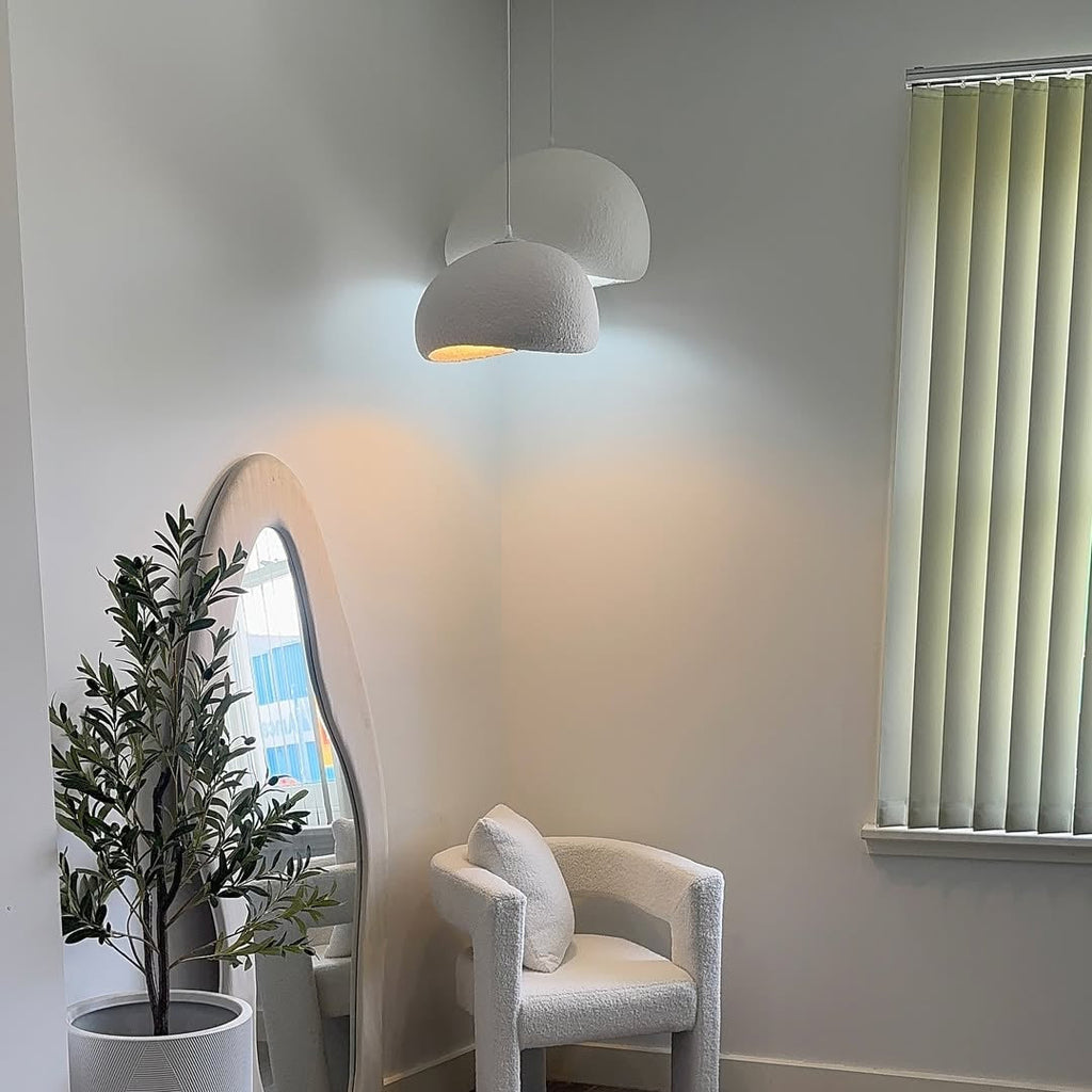 Nordic Wabi Sabi Fiberglass Pendant Light