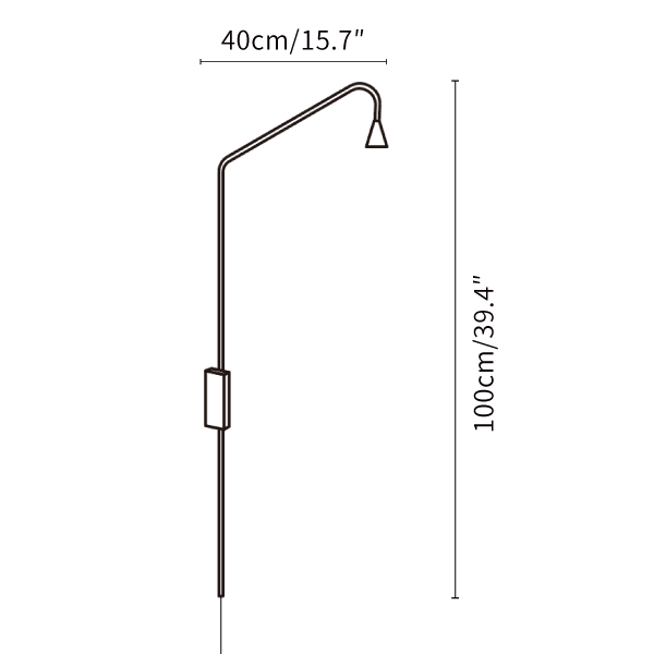 Nordic Design Modern Trizo Wall Light