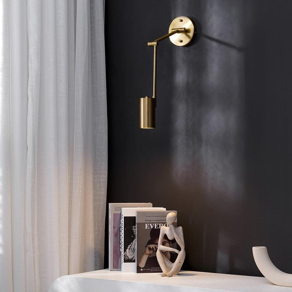 The Axis Adjustable Modern Metal Wall Sconce