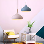 Nordic Wood Macaroon Pendant Light