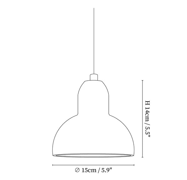 Travertine Natural Style Pendant Light