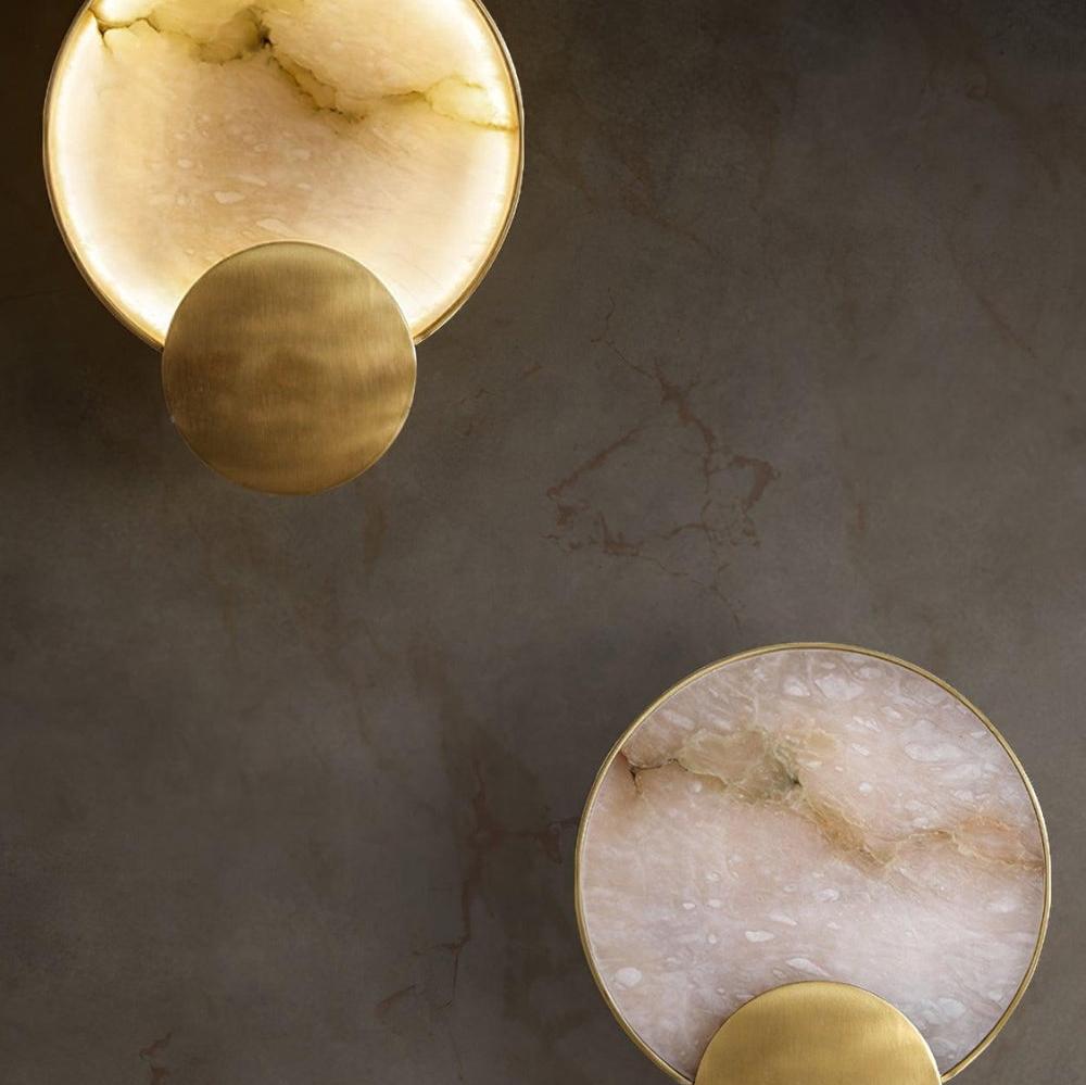 Terra Svet Modern Alabaster Wall Light
