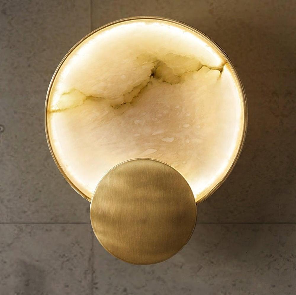 Terra Svet Modern Alabaster Wall Light