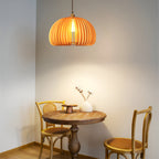The Wood Pumpkin Sparkle Pendant Light