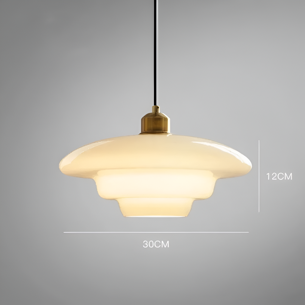 The Pearl of Art Deco Glass Pendant Light