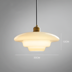 The Pearl of Art Deco Glass Pendant Light