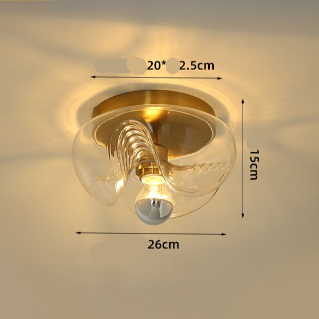 French Vintage Bauhaus Medieval Aisle Ceiling Light