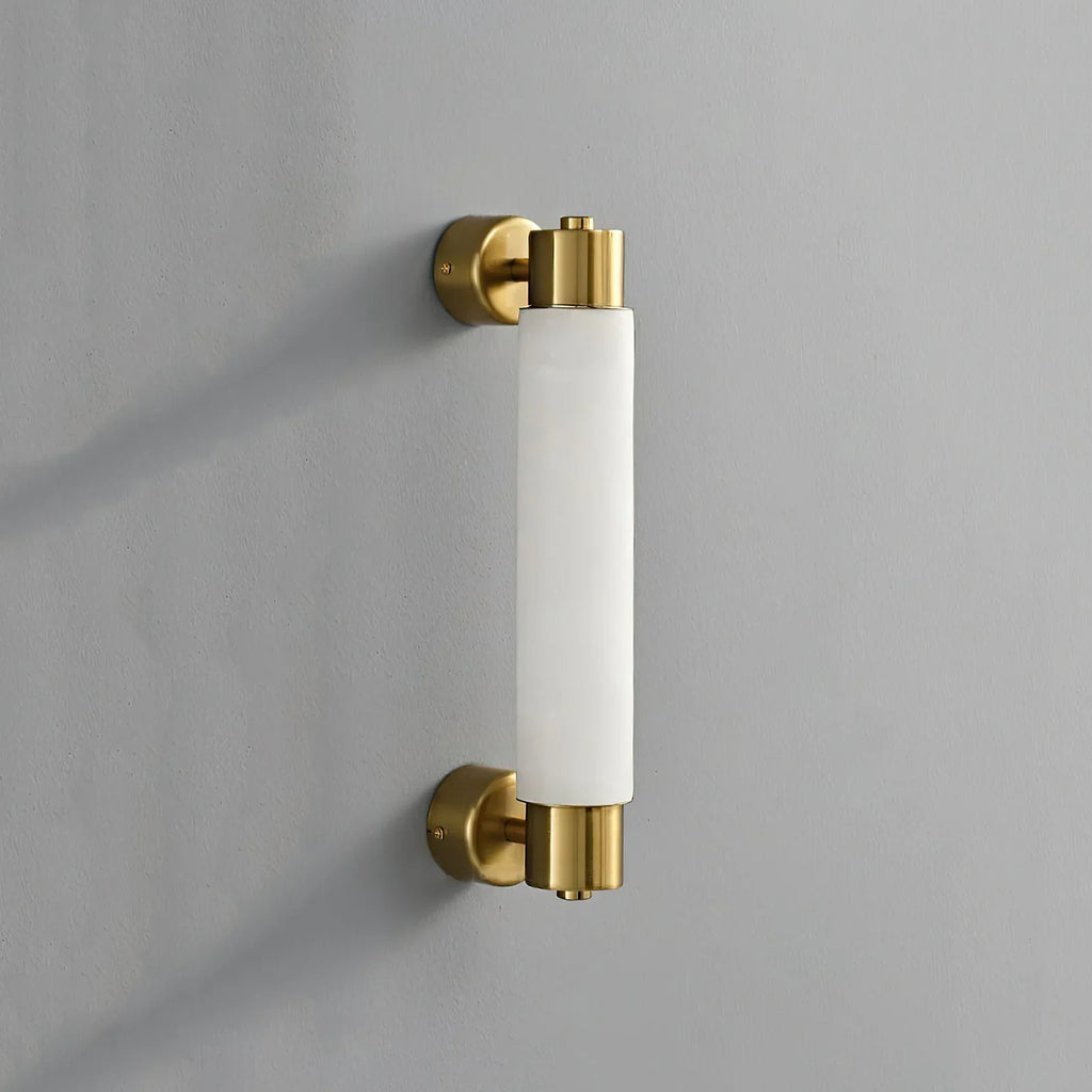 Soléa Tube Alabaster Minimalist Wall Lamp