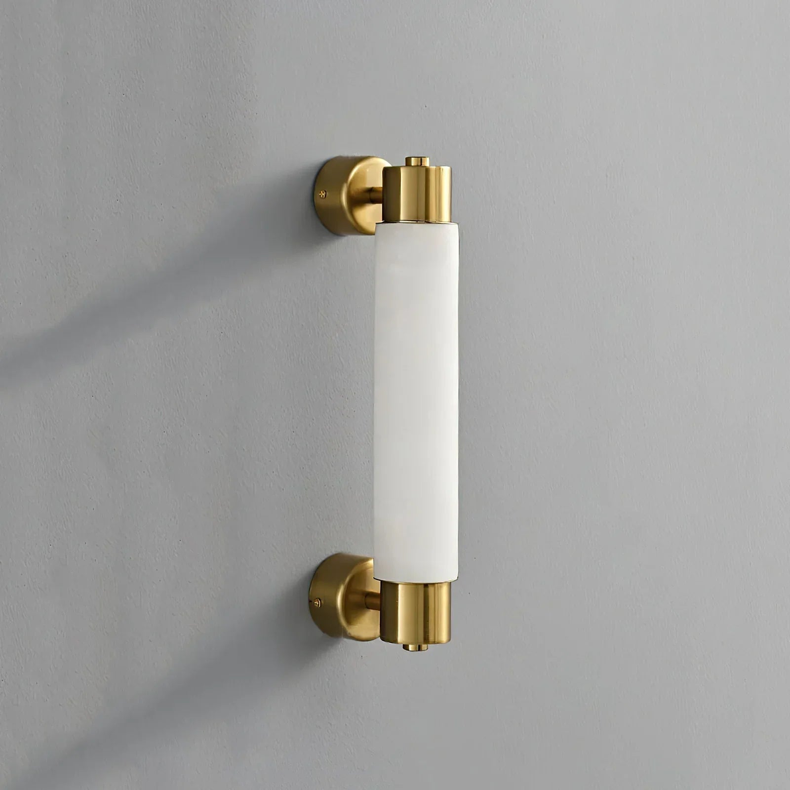 Soléa Tube Alabaster Minimalist Wall Lamp