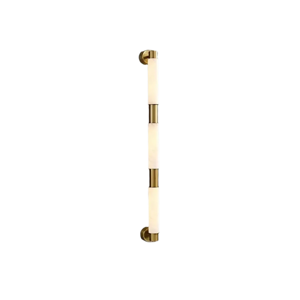 Soléa Tube Alabaster Minimalist Wall Lamp