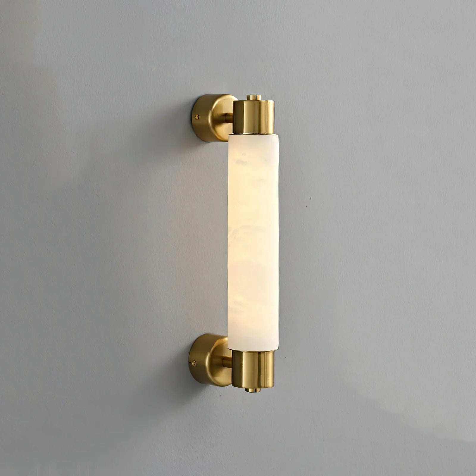 Soléa Tube Alabaster Minimalist Wall Lamp