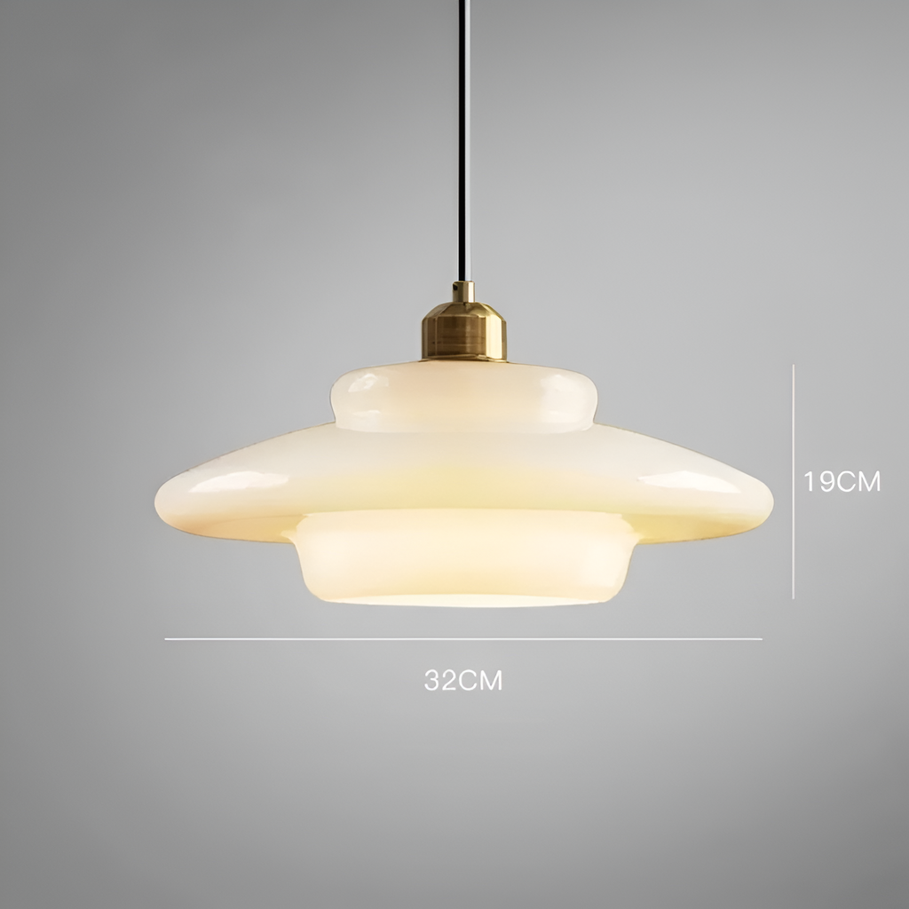 The Pearl of Art Deco Glass Pendant Light