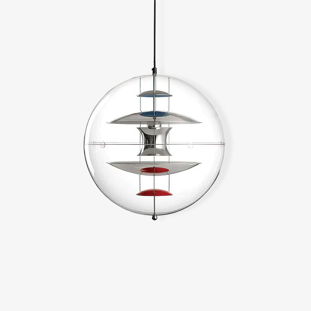 Luminous Sphere Modern Metal Acrylic Pendant Light