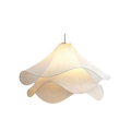 Radiance of Serenity Fabric Japandi Pendant Light
