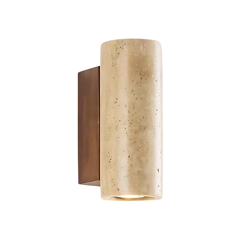 Wabi-Sabi Aura Travertine Wall Light