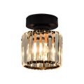 Minimalist Glow Black Flush Mount