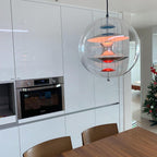 Luminous Sphere Modern Metal Acrylic Pendant Light