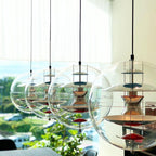 Luminous Sphere Modern Metal Acrylic Pendant Light