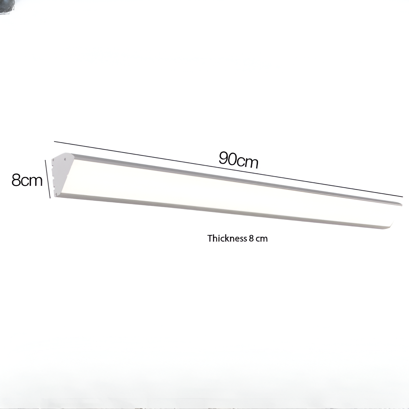 Sleek Outdoor Long Strip LED Wall Light