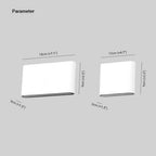 Modern Rectagulart Metal Outdoor Wall Light