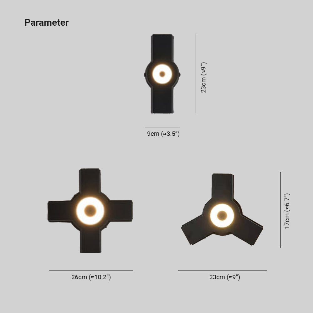 Waterproof Minimalist LED IP65 Waterproof Outdoor Wall Light