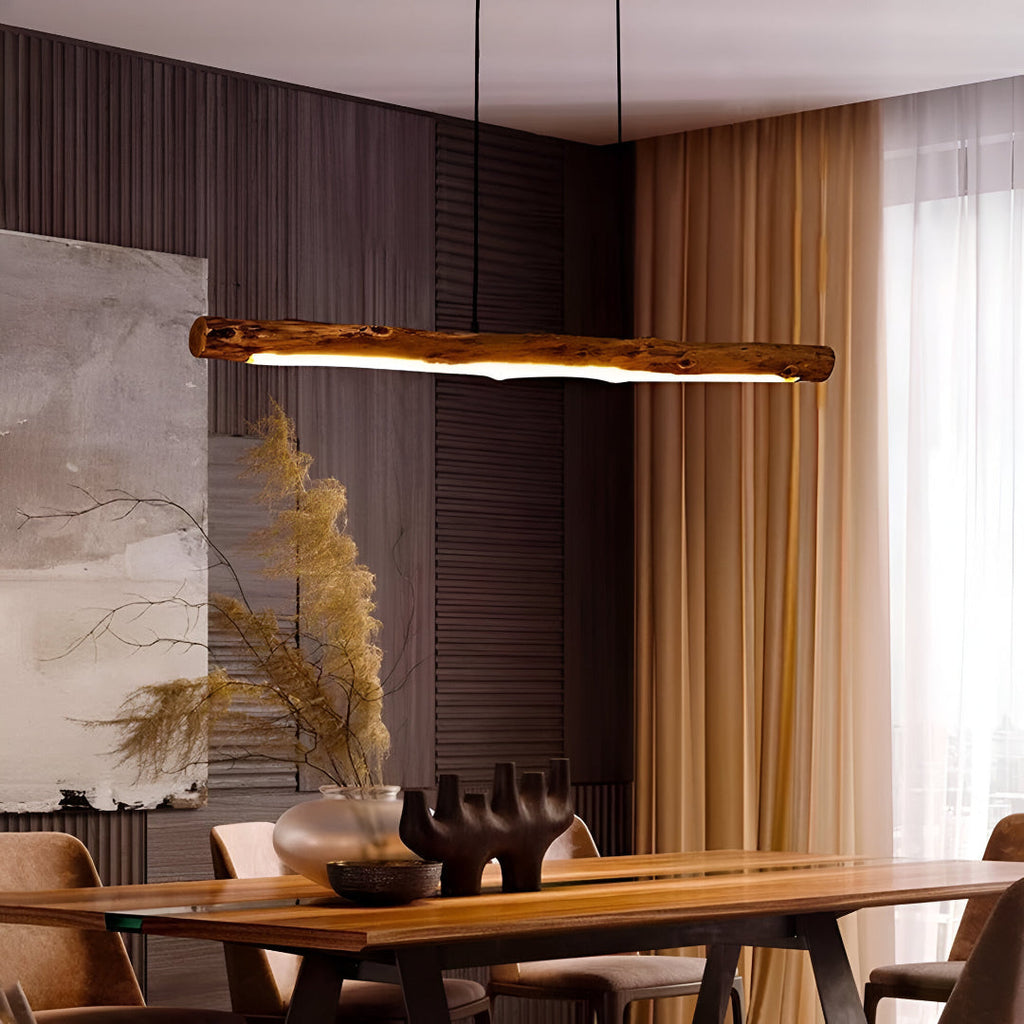 Wabi-Sabi Japanese Retro Wooden Chandelier