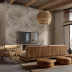 Wabi-Sabi Style Boho Rattan Pendant Light