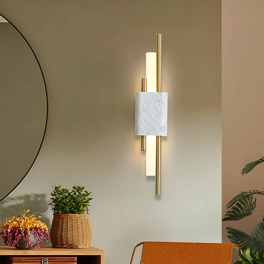 Nordic Acrylic Marble Contemporary LED Wall Light