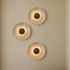 Travertine Stone Wabi Sabi Wall Light